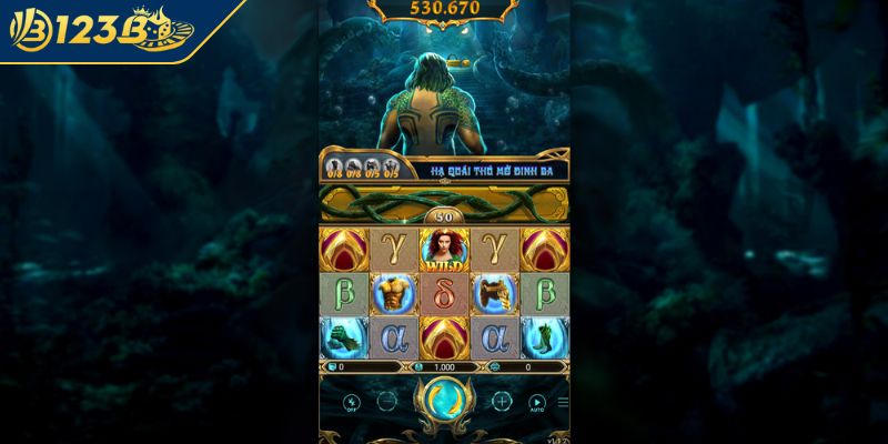 Đế Vương Atlantis Slot game khủng tại 123B