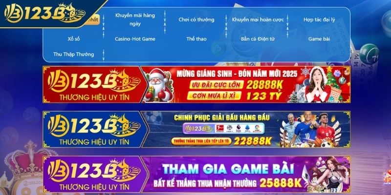 Điều kiện tham gia khuyến mãi 123B tại nhà cái